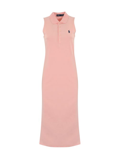 Abito smanicato in cotone stretch Rosa POLO RALPH LAUREN | 211968292003